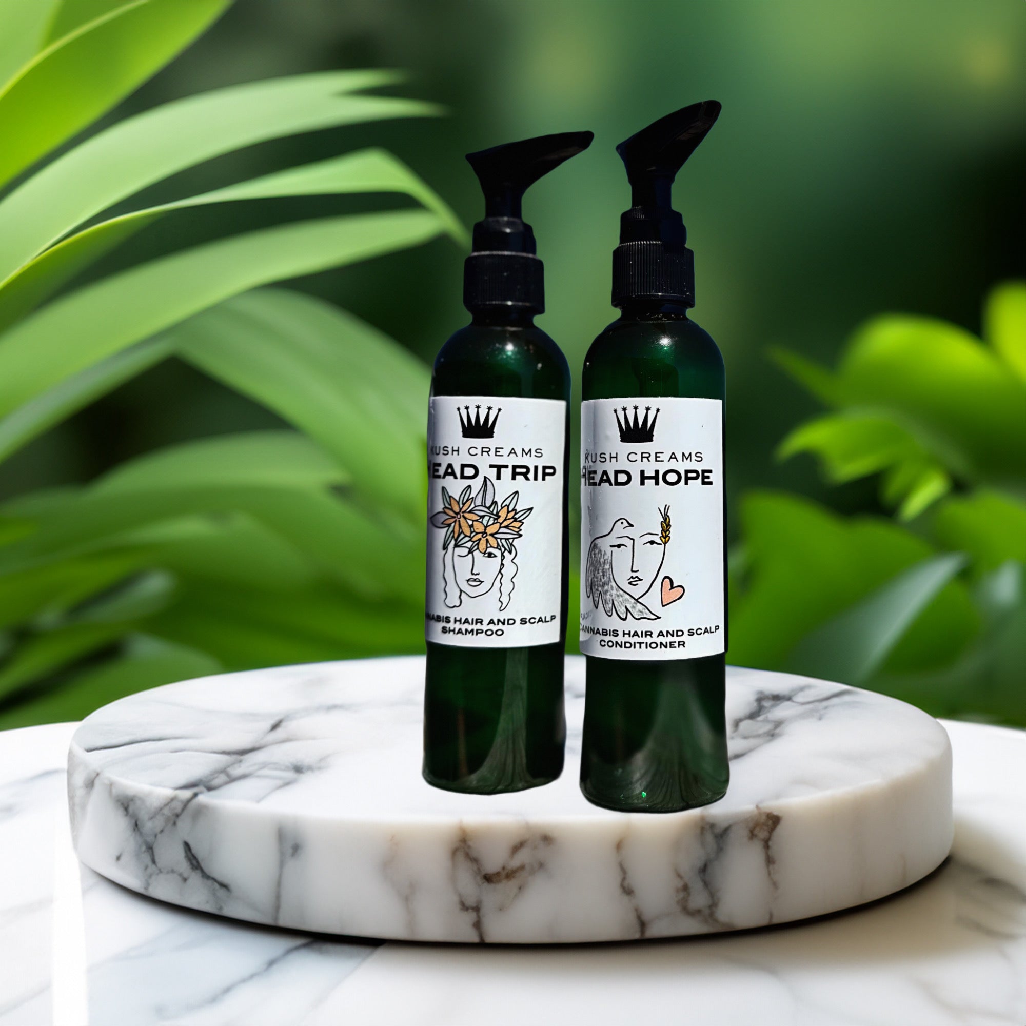 Head Trip and Head Hope Cannabis Hair and Scalp Products