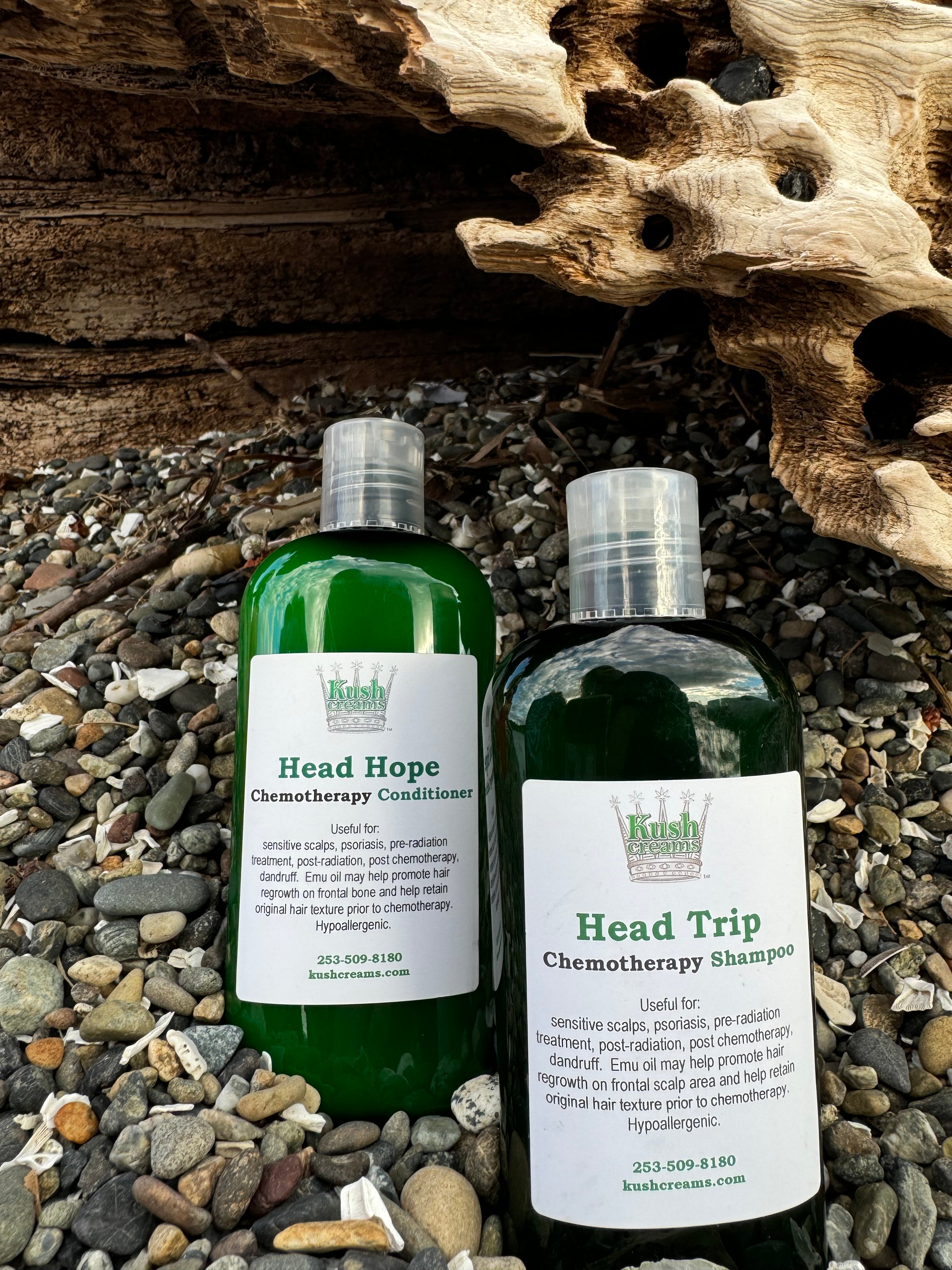 Head Trip and Head Hope Cannabis Hair and Scalp Products