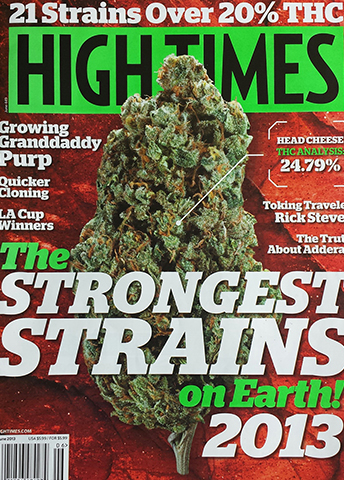 HIGH TIMES – JUNE 2013 FEATURE COVER OF OUR STRAIN HEAD CHEESE